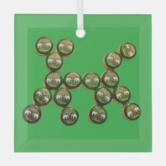 🐶 Authentic Chang Beer Cap Dog Glas Ornament