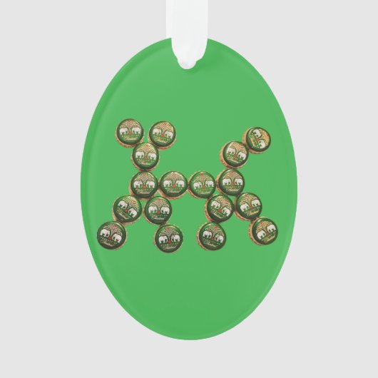 ​🐶 Authentic Chang Beer Cap Dog Ornament (voorkant)