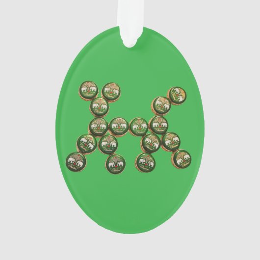 🐶 Authentic Chang Beer Cap Dog Ornament (achterkant)