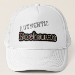 Authentic Clan Buchanan Scottish Tartan Name Trucker Pet