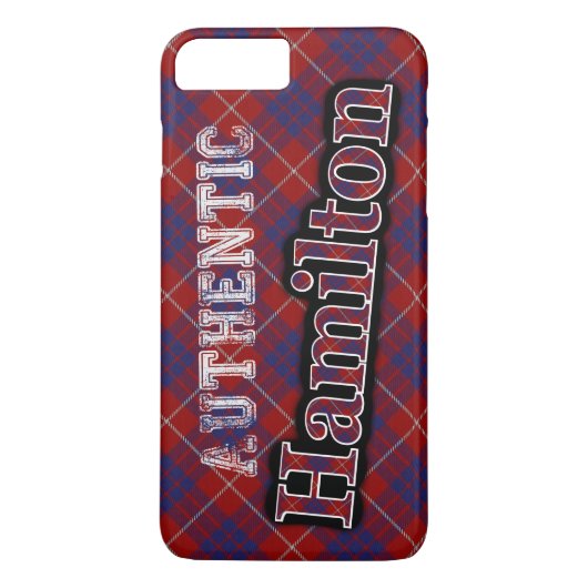 Authentic Clan Hamilton Scottish Tartan Design Case-Mate iPhone Case (Achterkant)