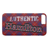Authentic Clan Hamilton Scottish Tartan Design Case-Mate iPhone Case (Achterkant (Horizontaal))