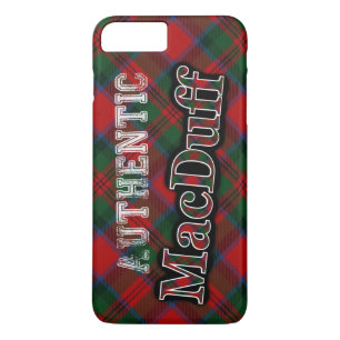 Authentic Clan MacDuff Scottish Tartan Design iPhone 8 Plus / 7 Plus Hoesje