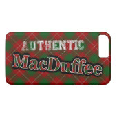 Authentic Clan MacDuffee Scottish Tartan Design Case-Mate iPhone Case (Achterkant (Horizontaal))