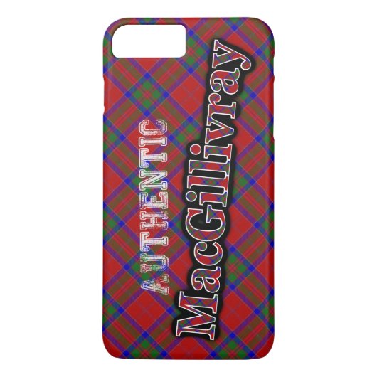 Authentic Clan MacGillivray Scottish Tartan Design Case-Mate iPhone Case (Achterkant)