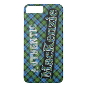 Authentic Clan MacKenzie Scottish Tartan Design iPhone 8 Plus / 7 Plus Hoesje