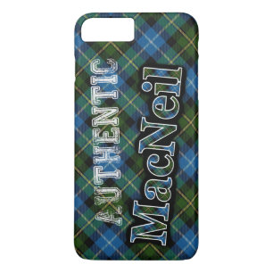 Authentic Clan MacNeil Scottish Tartan Design iPhone 8 Plus / 7 Plus Hoesje
