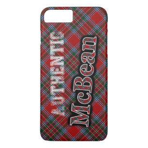 Authentic Clan McBean Scottish Tartan Design iPhone 8 Plus / 7 Plus Hoesje