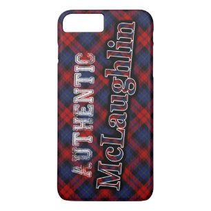 Authentic Clan McLaughlin Scottish Tartan Design iPhone 8 Plus / 7 Plus Hoesje