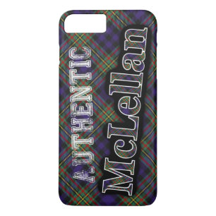 Authentic Clan McLellan Scottish Tartan Design iPhone 8 Plus / 7 Plus Hoesje