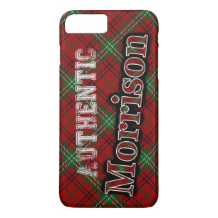 Authentic Clan Morrison Scottish Tartan Design iPhone 8 Plus / 7 Plus Hoesje