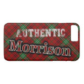 Authentic Clan Morrison Scottish Tartan Design Case-Mate iPhone Case (Achterkant (Horizontaal))