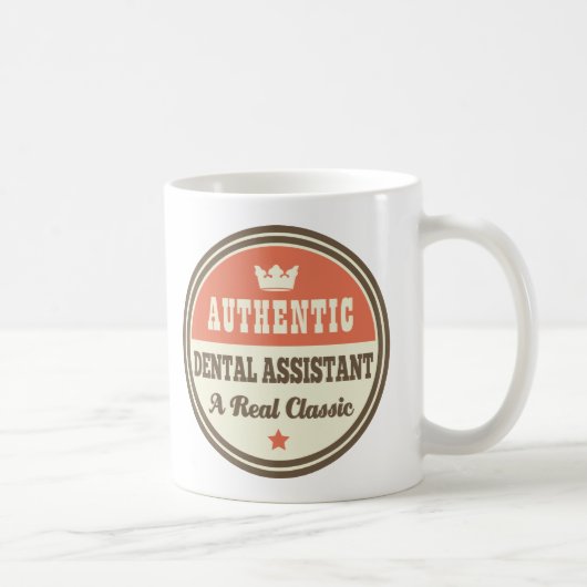 Authentic Dental Assistant  Gift Idea Koffiemok (Rechts)