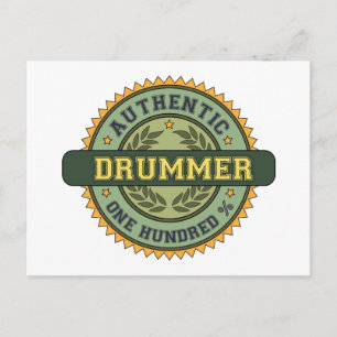 Authentic Drummer Briefkaart