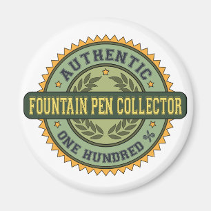 Authentic Fountain Pen Collector Magneet