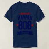 Authentic Hawaii 808 Area Code T-shirt (Design voorkant)