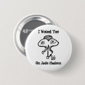 Authentic Jade Hudson Button (Voorkant /achterkant)