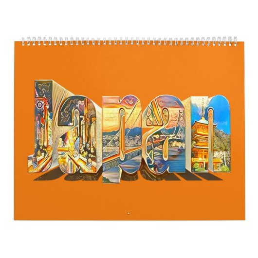 Authentic Japan Retro  Style Kalender (Hoes)