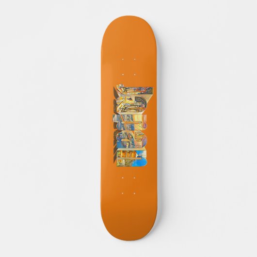 Authentic Japan Retro  Style Skateboard (Voorkant)