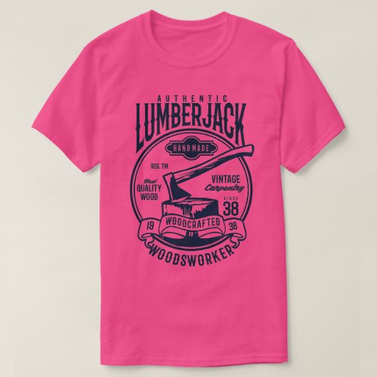 Authentic Lumberjack T-shirt (Design voorkant)