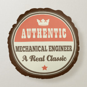 Authentic Mechanical Engineer Gift Idea Rond Kussen