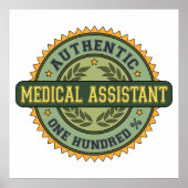 Authentic Medical Assistant Poster (Voorkant)