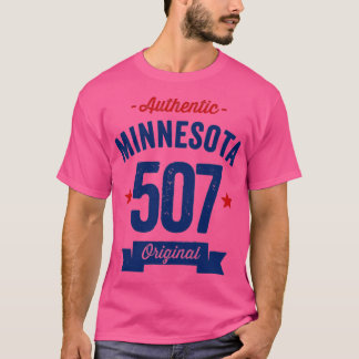 Authentic Minnesota 507 Area Code T-shirt