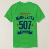 Authentic Minnesota 507 Area Code T-shirt (Design voorkant)