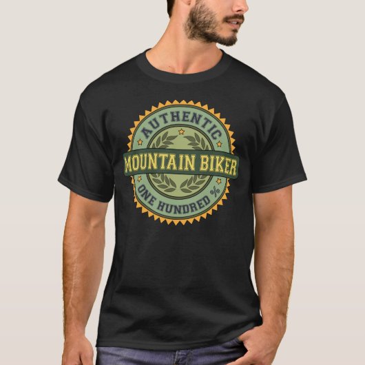 Authentic Mountain Biker T-shirt (Voorkant)
