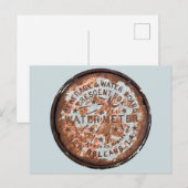 Authentic New Orleans Water Meter Hoesje Briefkaar Briefkaart (Voorkant / Achterkant)