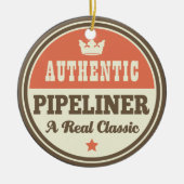 Authentic Pipeliner  Gift Idea Keramisch Ornament (Voorkant)
