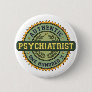 Authentic Psychiatrist Ronde Button 5,7 Cm
