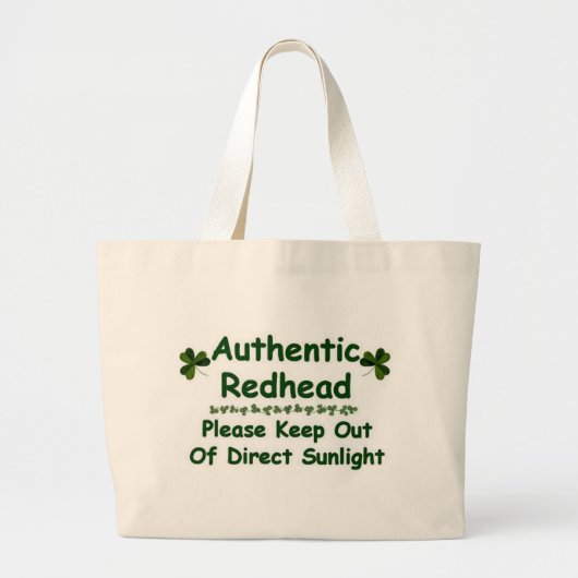 Authentic Redhead Grote Tote Bag (Voorkant)
