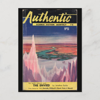 Authentic Science Fiction Maandelijks _November 19 Briefkaart