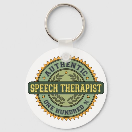 Authentic Speech Therapist Sleutelhanger (Voorkant)