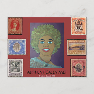 Authentically Me — Briefkaart