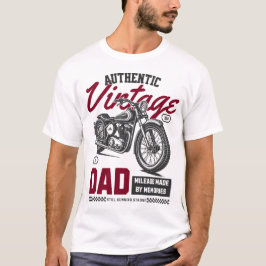 Authentiek  Dad Motorfiets T-shirt – Classic