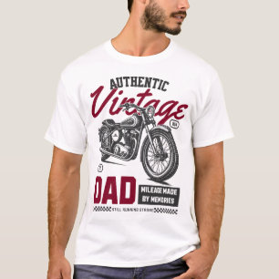 Authentiek Dad Motorfiets T-shirt – Classic