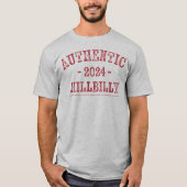 AUTHENTIEK HILLBILLY 2024 T-SHIRT (Voorkant)