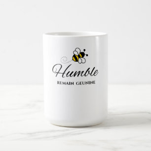 AUTHENTIEK JIJ, WIT 0,45 LITER BEE HUMBLE KOFFIEMOK