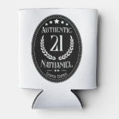  authentiek voor hem 21ste verjaardag blikjeskoeler (Voorkant)