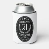  authentiek voor hem 21ste verjaardag blikjeskoeler (Blikje Achterkant)