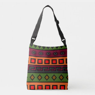 authentieke afrikaanse stam  crossbody tas