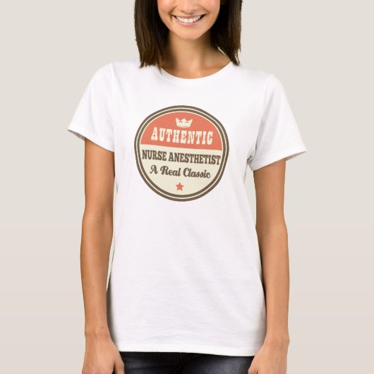 authentieke anesthesist  Gift Idea T-shirt (Voorkant)