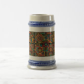 Authentieke Azure "Aztec Dream" 650ml Stein Bierpul (Center)