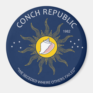 Authentieke Conch Republic VERMIJD NEP Magneet