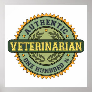 Authentieke dierenarts poster