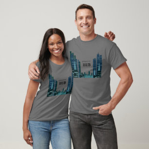 Authentieke hub t-shirt