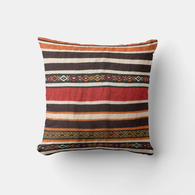 Authentieke Kilim Kussens: Handgeweven Perzisch &  Kussen (Voorkant)