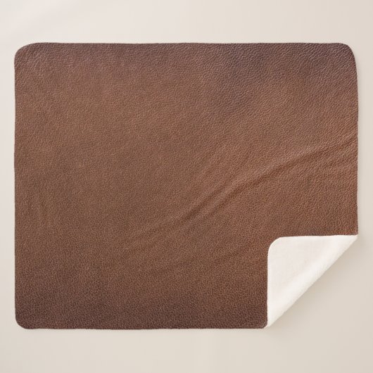 Authentieke lederen textuur, echte achtergrond. sherpa deken (Voorkant (horizontaal))